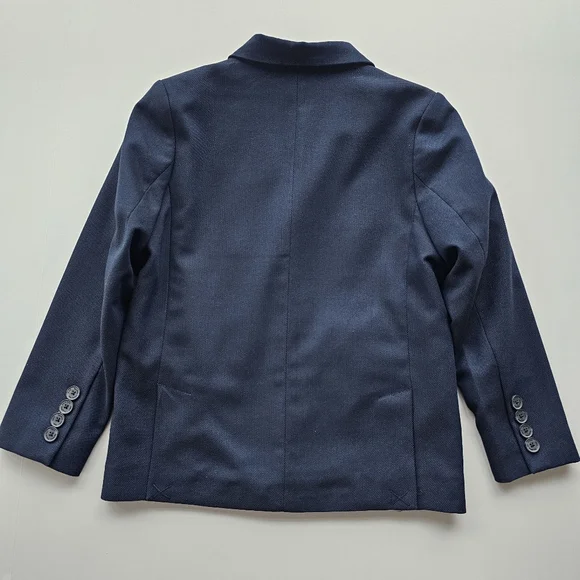 Zara Kids Navy Blue Boys Formal Jacket Suit Blazer - Size 7 - Picture 4 of 6